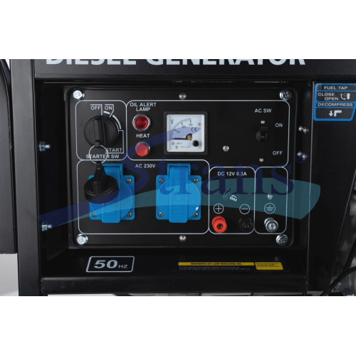 Дизельний генератор TAGRED TA4100D 3.8 квт з єлектростартером