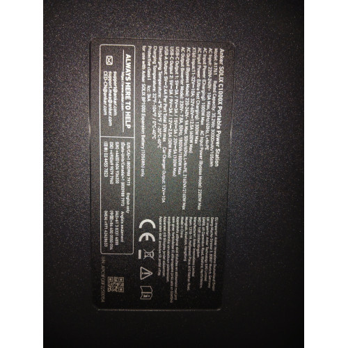 Портативна зарядна станція Anker Solix C1000, LiFePO4, 1056Wh, 1800W.