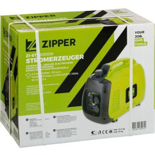 Генератор бензиновий інверторний Zipper ZI-STE2000IV Генератор бензиновий інверторний Zipper ZI-STE2000IV