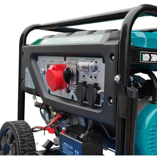 Генератор газобензиновий INVO H6250DТ-G 5.0/5.5 кВт 220-380 з електрозапуском