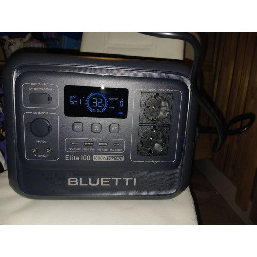 Портативна акумуляторна електростанція BLUETTI ELITE 100 V2 (EU) 1800W / 1024 WH - для кемпінгу, подорожей і дому
