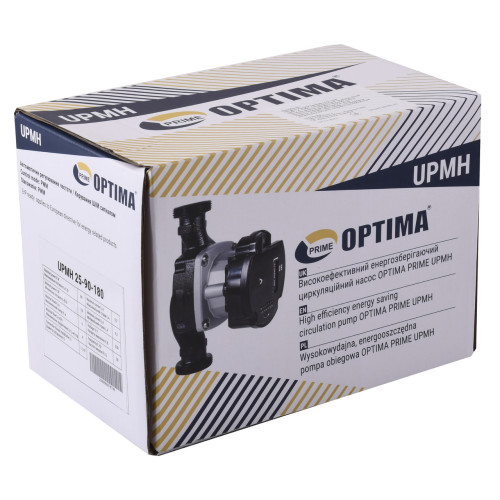 Насос циркуляційний енергоощадний Optima PRIME UPMH 25-90AUTO 180мм + гайки
