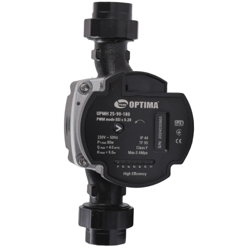Насос циркуляційний енергоощадний Optima PRIME UPMH 25-90AUTO 180мм + гайки