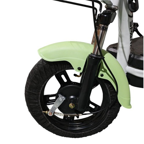 Велосипед з електромотором SPARK COMPACT 14" 48 V / 400 W / 12 Ah Зелений