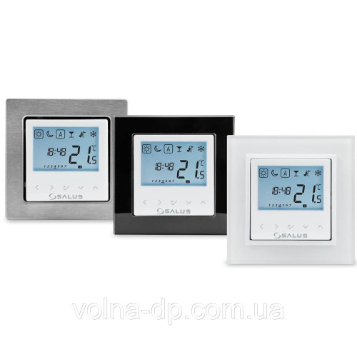 Программируемый электронный термостат SALUS BTRP230 встраиваемый под рамки 55x55 мм Программируемый электронный термостат SALUS BTRP230 встраиваемый под рамки 55x55 мм