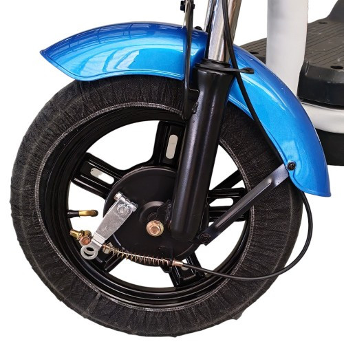 Велосипед з електромотором SPARK ZIPPY 14" 48 V / 400 W / 12 Ah Синій