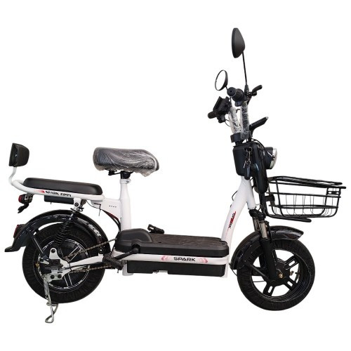 Велосипед з електромотором SPARK ZIPPY 14" 48 V / 400 W / 12 Ah Чорний