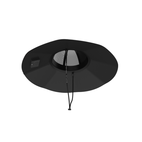 Сонячний капелюх EcoFlow Power Hat 12 Вт - Чорна L-XL