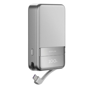 Повербанк EcoFLow RAPID Magnetic Power Bank 10000 Silver