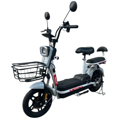 Велосипед з електромотором SPARK BLOOM 14" 48 V / 400 W / 12 Ah Сірий