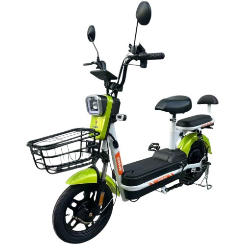 Велосипед з електромотором SPARK BLOOM 14" 48 V / 400 W / 12 Ah Салатовий