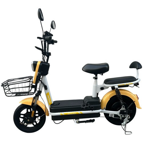 Велосипед з електромотором SPARK BLOOM 14" 48 V / 400 W / 12 Ah Жовтогарячий