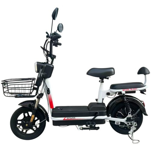 Велосипед з електромотором SPARK BUDDY 14" 48 V / 500 W / 12 Ah Чорний