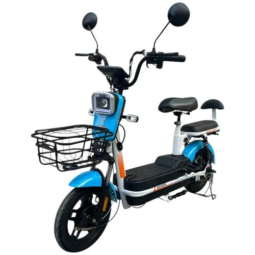 Велосипед з електромотором SPARK BUDDY 14" 48 V / 500 W / 12 Ah Синій