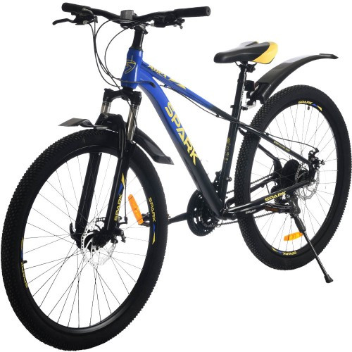 Велосипед SPARK APEX (колеса — 27,5", сталева рама — 15") синій із чорним