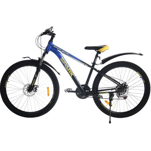 Велосипед SPARK APEX (колеса — 27,5", сталева рама — 15") синій із чорним