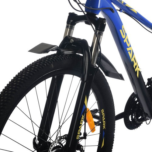 Велосипед SPARK APEX (колеса — 27,5", сталева рама — 15") синій із чорним