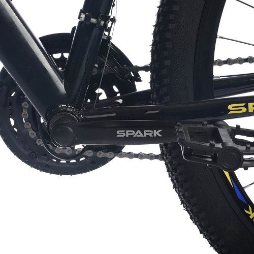 Велосипед SPARK APEX (колеса — 27,5", сталева рама — 15") синій із чорним