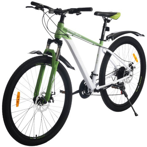 Велосипед SPARK APEX (колеса — 27,5", сталева рама — 17") зелений зі світло-сірим