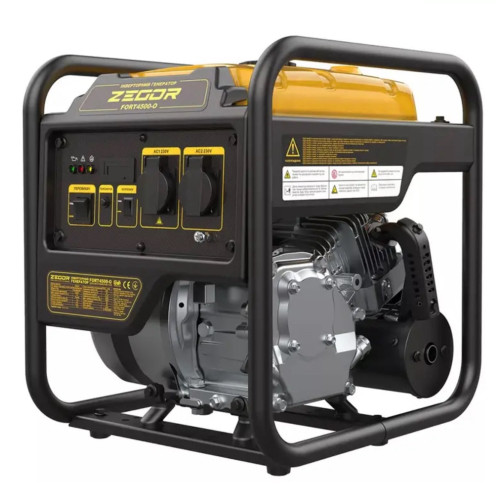 Генератор інверторний бензиновий з мідною обмоткою 4.5 кВт ZEGOR FORT4500-O профі