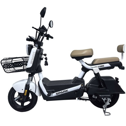 Велосипед з електромотором SPARK CORE 14" 60 V / 1000 W / 25 Ah білий