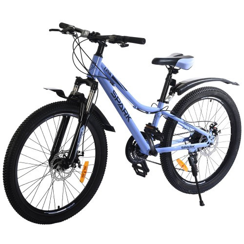 Велосипед SPARK LINK (колеса — 24", сталева рама — 11") лавандовий