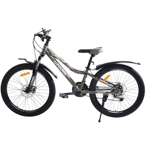 Велосипед SPARK LINK (колеса — 24", сталева рама — 11") сірий