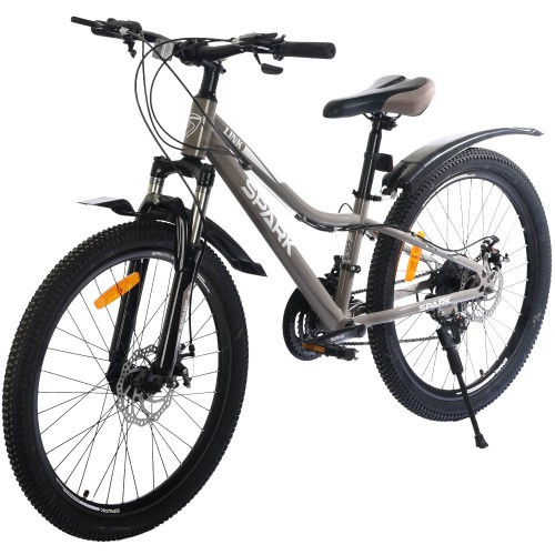 Велосипед SPARK LINK (колеса — 24", сталева рама — 11") сірий