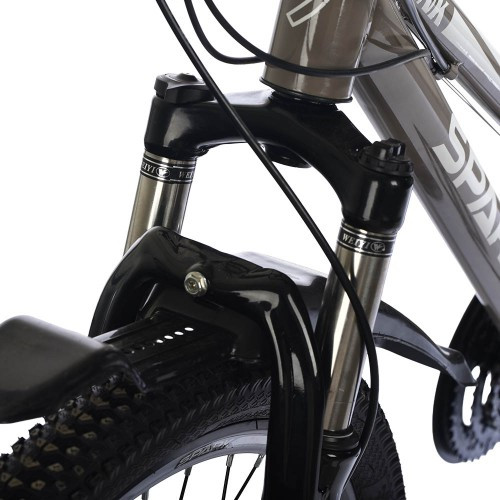 Велосипед SPARK LINK (колеса — 24", сталева рама — 11") сірий
