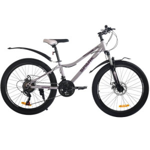 Велосипед SPARK LINK (колеса — 24", сталева рама — 12") світло-бузковий