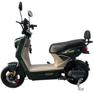 Велосипед з електромотором SPARK AMP 14" 48 V / 800 W / 25 Ah темно-зелений