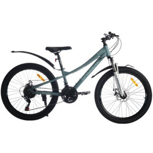 Велосипед SPARK NERO (колеса — 24", сталева рама — 11") темно-бірюзовий