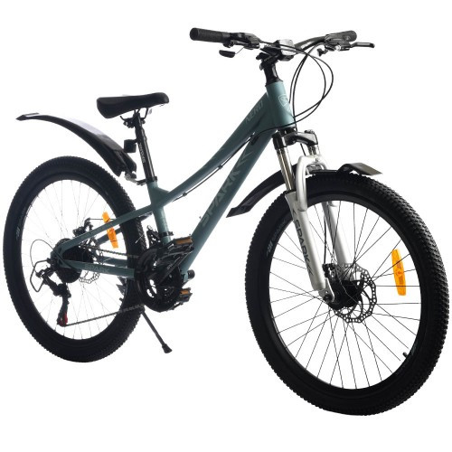 Велосипед SPARK NERO (колеса — 24", сталева рама — 11") темно-бірюзовий Велосипед SPARK NERO (колеса — 24", сталева рама — 11") темно-бірюзовий