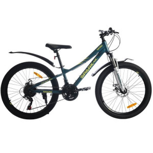 Велосипед SPARK NERO (колеса — 24", сталева рама — 11") темно-м'ятний