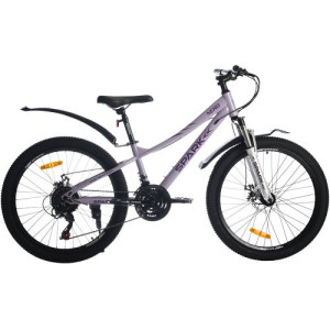 Велосипед SPARK NERO (колеса — 24", сталева рама — 12") світло-бузковий