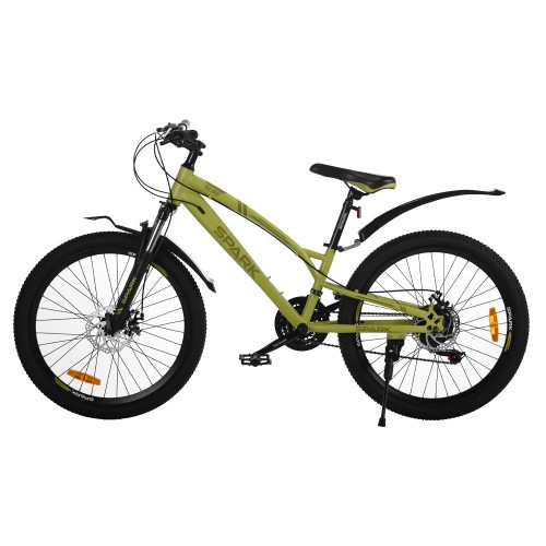 Велосипед SPARK SURF (колеса — 24", сталева рама — 11") салатовий