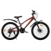 Велосипед SPARK SURF (колеса — 24", сталева рама — 12" бордовий