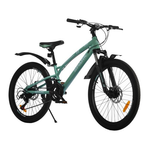 Велосипед SPARK SURF (колеса — 24", сталева рама — 12" м'ятний