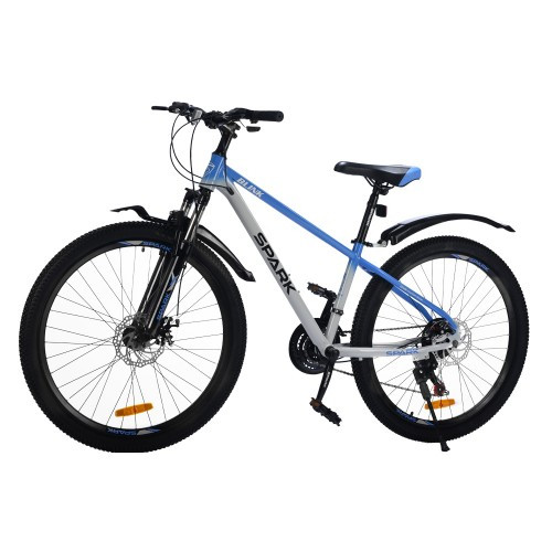 Велосипед SPARK BLINK (колеса — 26", сталева рама — 13") синій із сірим Велосипед SPARK BLINK (колеса — 26", сталева рама — 13") синій із сірим