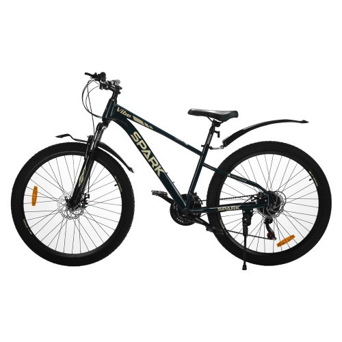 Велосипед SPARK VIBE (колеса — 27,5", сталева рама — 15") темно-зелений Велосипед SPARK VIBE (колеса — 27,5", сталева рама — 15") темно-зелений