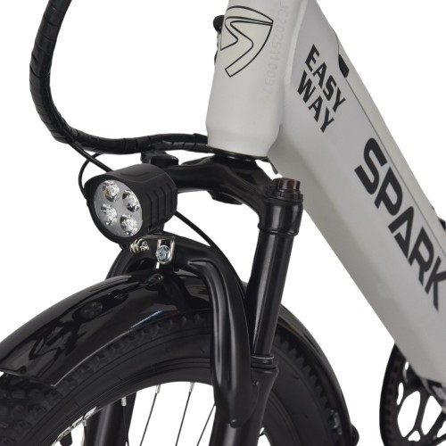 Велосипед з електромотором SPARK E-CITY EASY WAY 17" 48 V/500W/12,5Ah сірий матовий Велосипед з електромотором SPARK E-CITY EASY WAY 17" 48 V/500W/12,5Ah сірий матовий