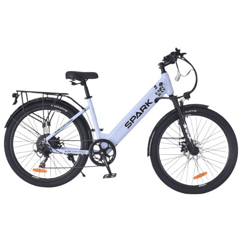 Велосипед з електромотором SPARK E-CITY EASY WAY 17" 48 V/500W/12,5Ah блакитний