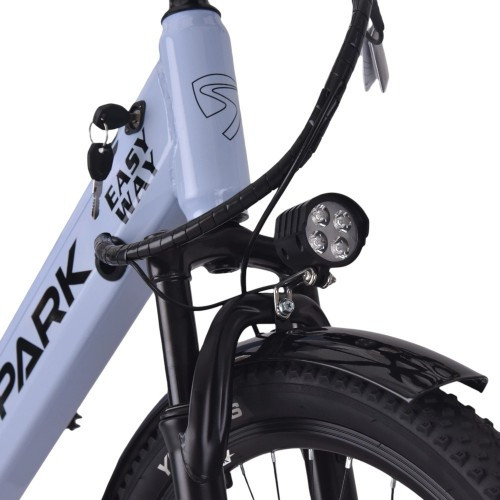 Велосипед з електромотором SPARK E-CITY EASY WAY 17" 48 V/500W/12,5Ah блакитний