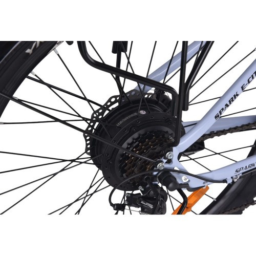 Велосипед з електромотором SPARK E-CITY EASY WAY 17" 48 V/500W/12,5Ah блакитний