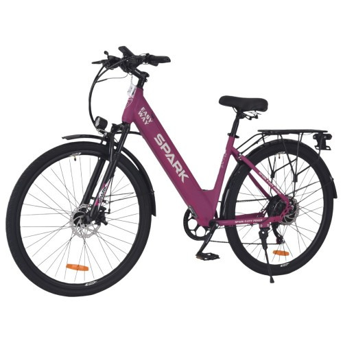 Велосипед з електромотором SPARK E-CITY EASY WAY 18" 48 V/500W/12,5Ah фіолетовий матовий