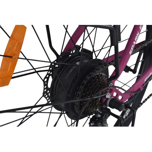 Велосипед з електромотором SPARK E-CITY EASY WAY 18" 48 V/500W/12,5Ah фіолетовий матовий