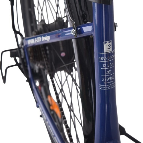 Велосипед з електромотором SPARK E-CITY EASY WAY 18" 48 V/500W/12,5Ah синій Велосипед з електромотором SPARK E-CITY EASY WAY 18" 48 V/500W/12,5Ah синій