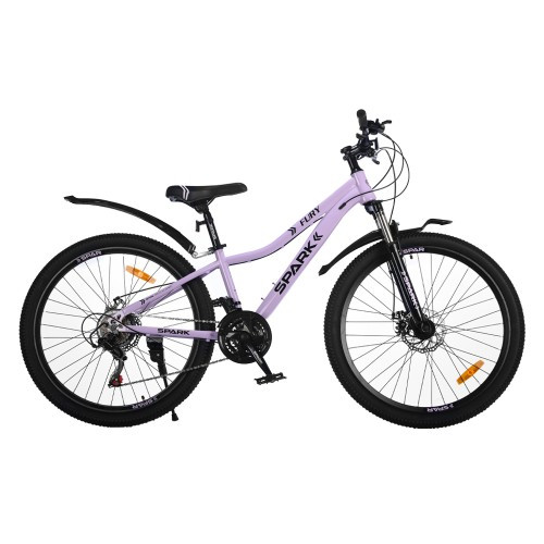 Велосипед SPARK FURY (колеса — 26", сталева рама — 13" бузковий Велосипед SPARK FURY (колеса — 26", сталева рама — 13" бузковий