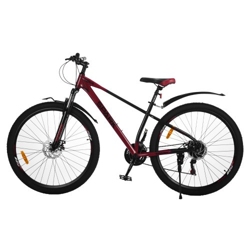 Велосипед SPARK NOVA (колеса — 29", сталева рама — 17" вишневий із чорним Велосипед SPARK NOVA (колеса — 29", сталева рама — 17" вишневий із чорним