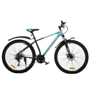 Велосипед SPARK NOVA (колеса — 29", сталева рама — 19" бірюзовий із чорним